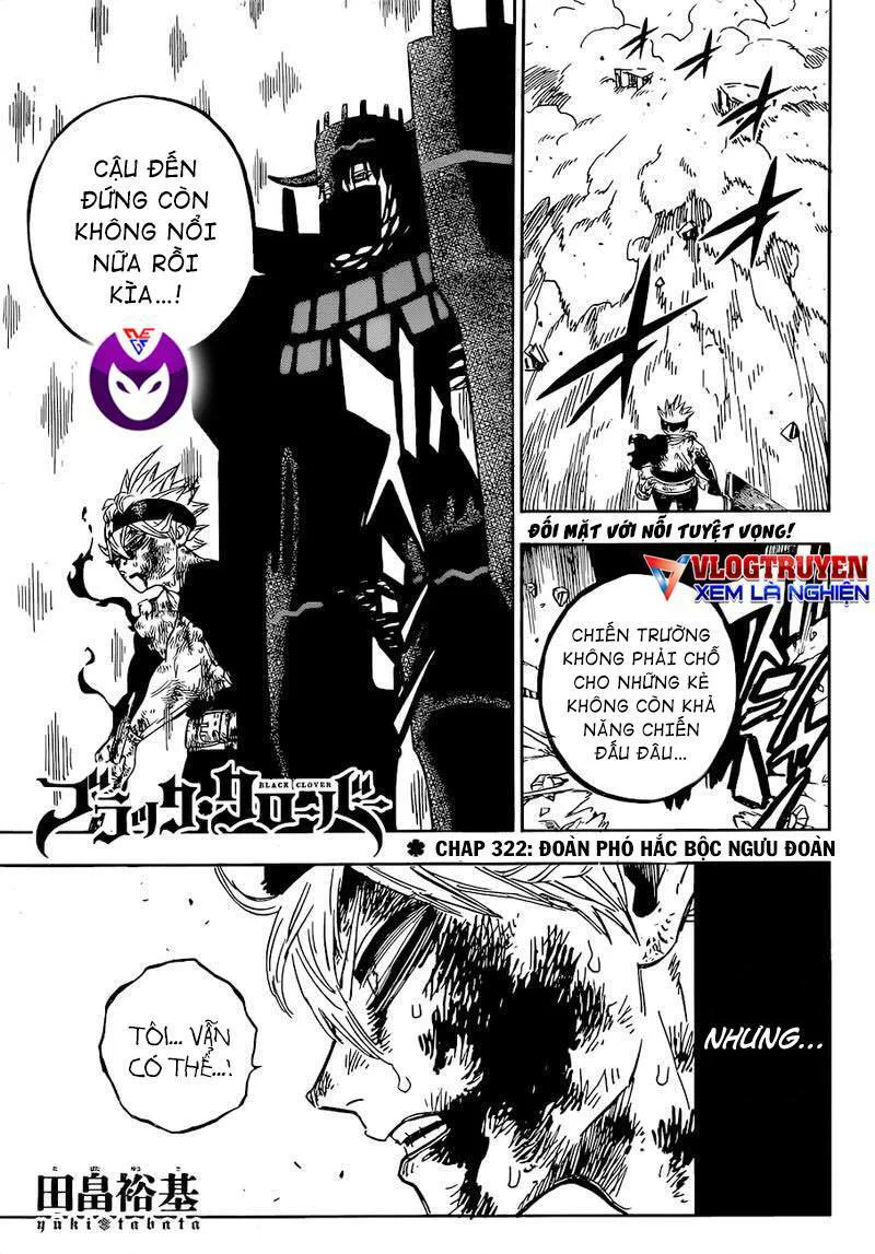 Black Clover - Thế Giới Phép Thuật chương 322 - trang 1