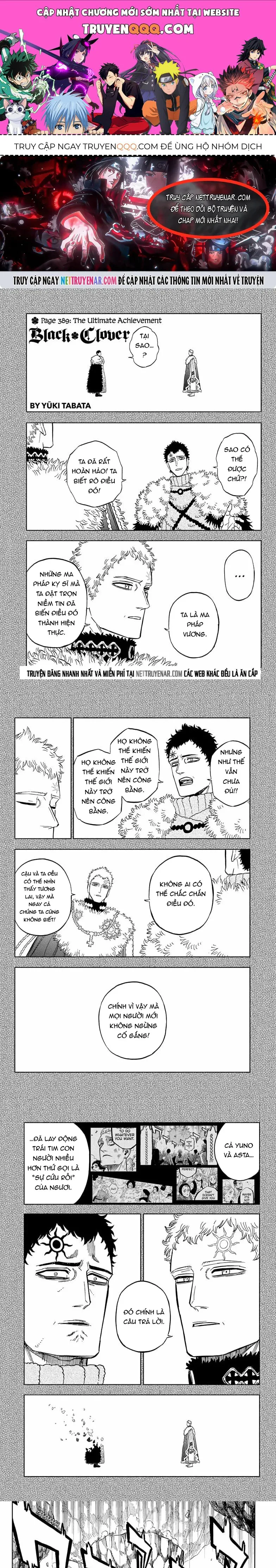 Black Clover - Thế Giới Phép Thuật chương 389 - trang 1