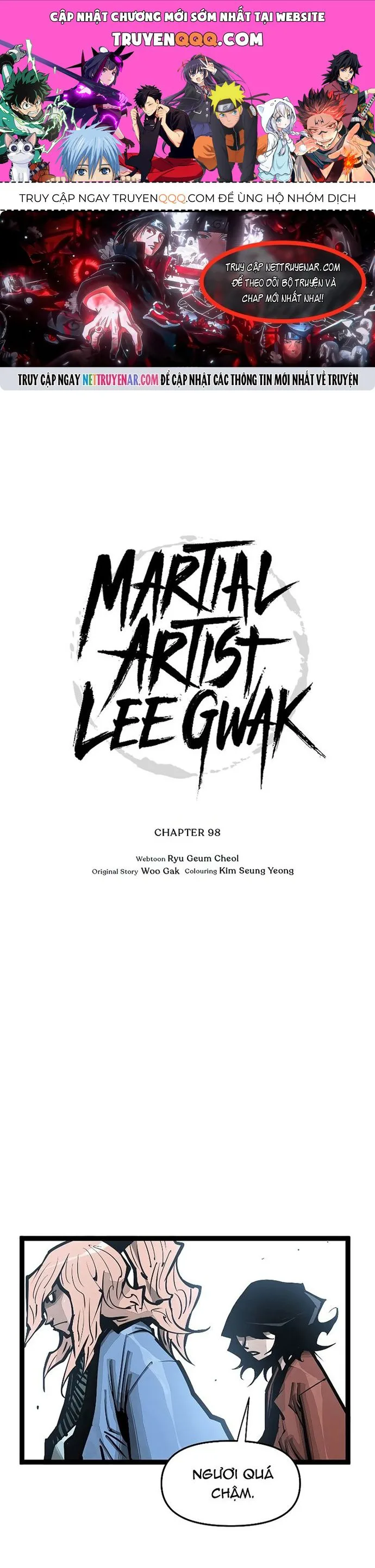 Võ Sĩ Lee Gwak chương 98 - trang 1