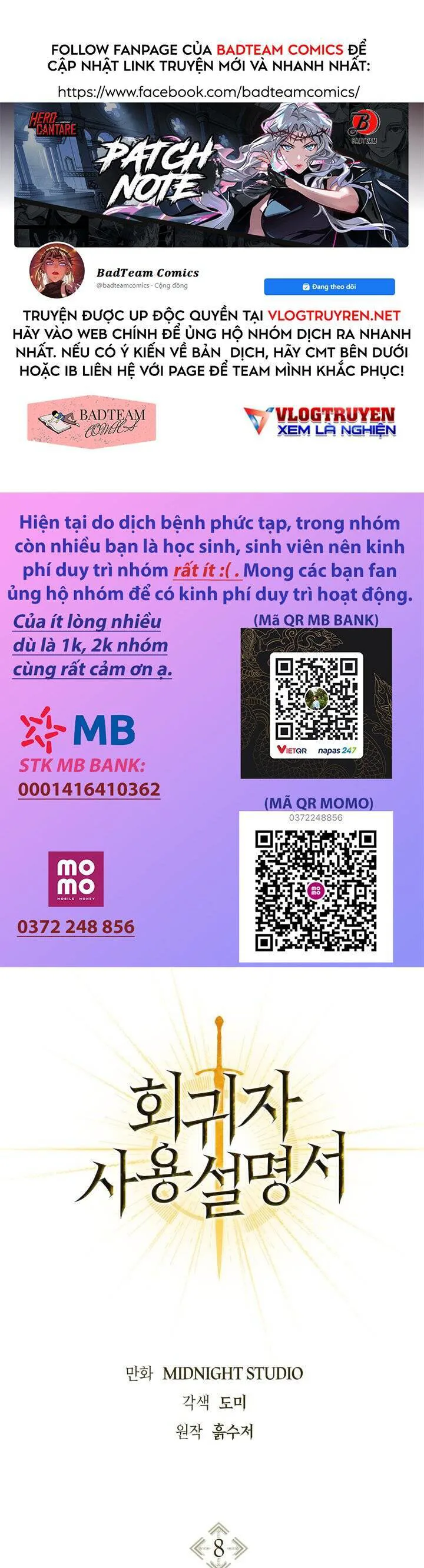 Ký Sự Hồi Quy chương 8 - trang 2