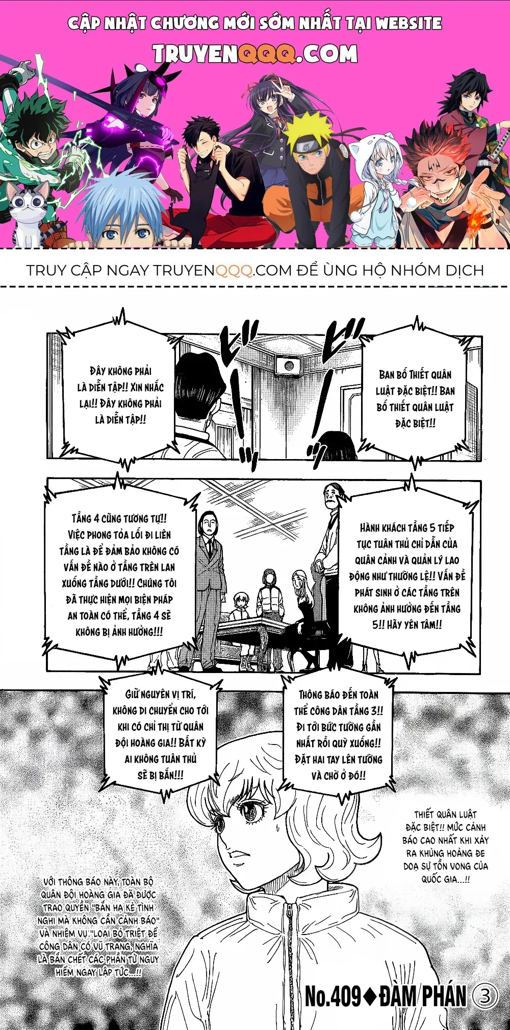 Hunter×Hunter chương 409 - trang 1