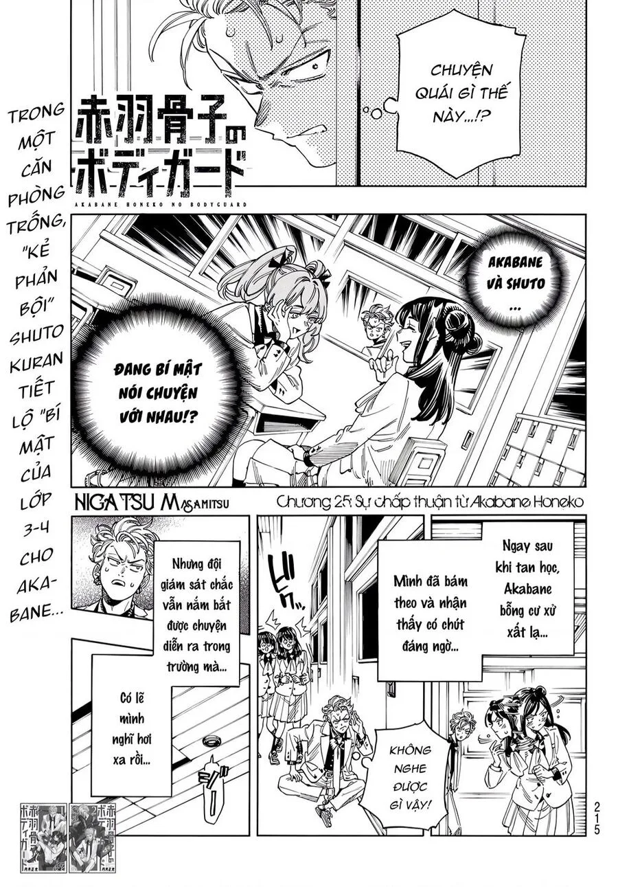 Akabane Honeko No Bodyguard chương 25 - trang 1