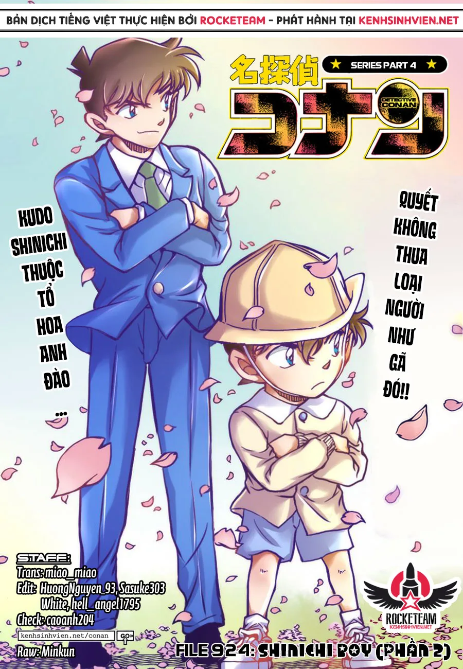 Thám Tử Conan chương 924 - trang 1