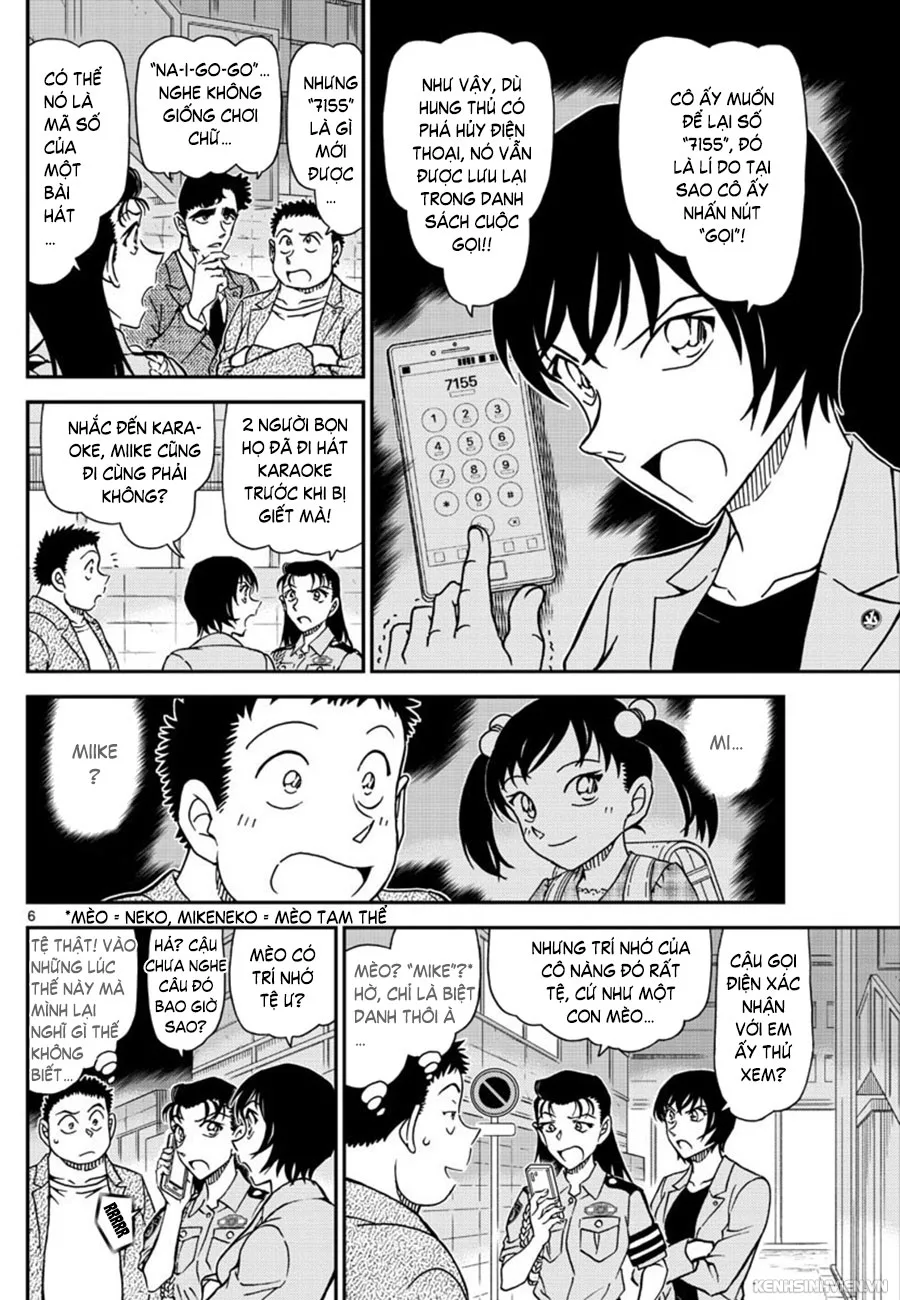 Thám Tử Conan chương 1016 - trang 6