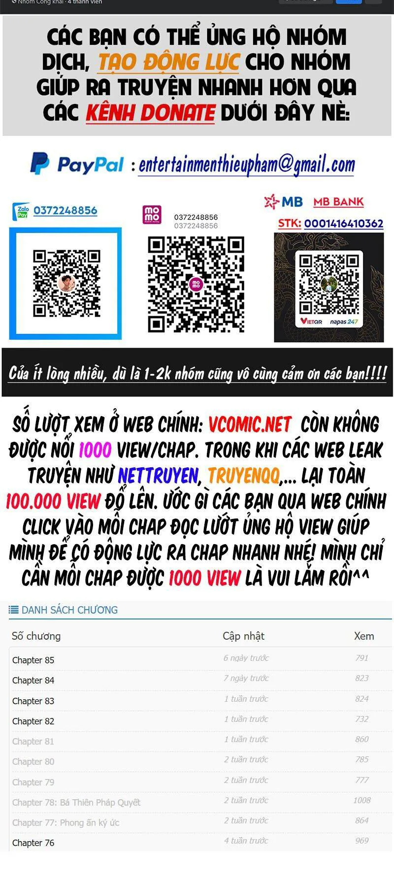 Vạn Cổ Chí Tôn chương 99 - trang 69