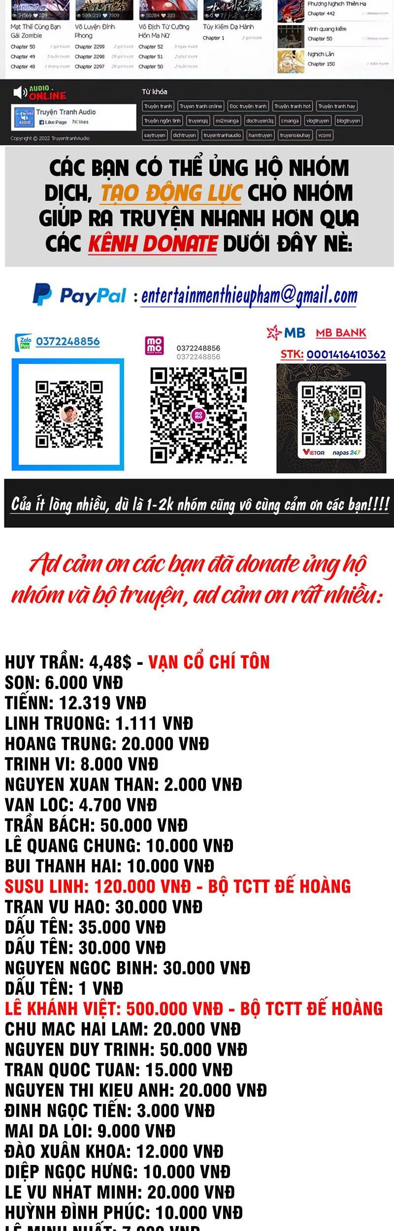 Vạn Cổ Chí Tôn chương 106 - trang 2