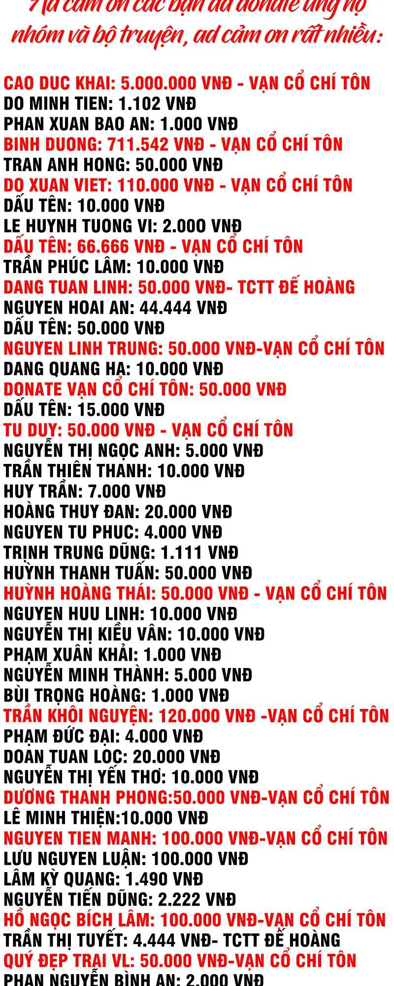 Vạn Cổ Chí Tôn chương 121 - trang 2